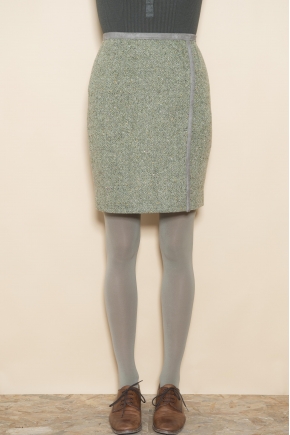 Skirt tweed 80% wool 19% polyamide 1% elastane