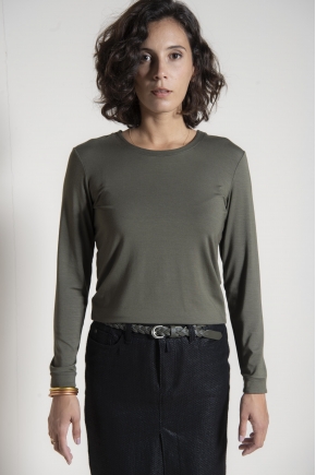 Jersey t-shirt 96% viscose 4% elastane