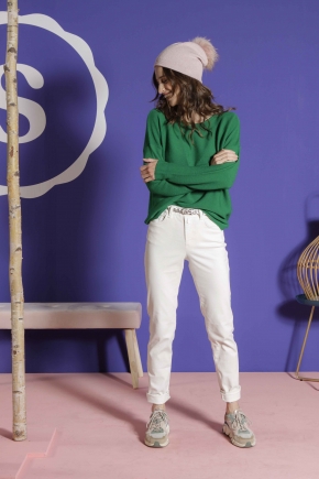 Pantalon 80% coton 18% polyamide 2% élasthanne