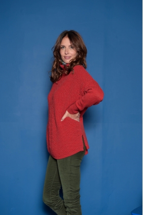 Poncho 45% polyacrylique 40% alpaga 15% laine