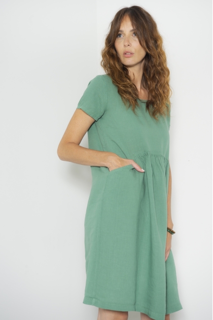 Dress 100% linen