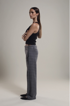 Flare pants 50% wool 40% polyester 10% polyamide