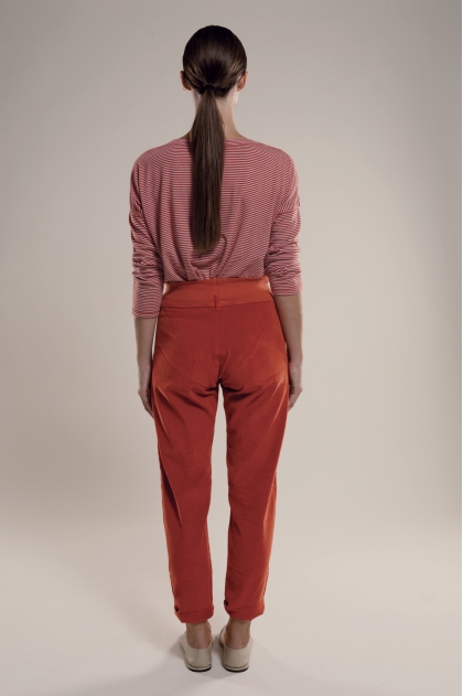 Pantalon jogging en velours 100% coton