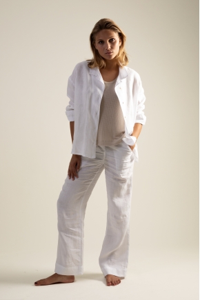 Pantalon 100% lin