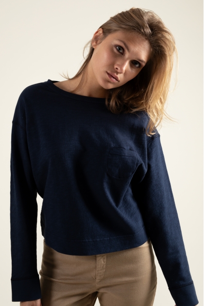 Sweat molleton Flammé 100% coton