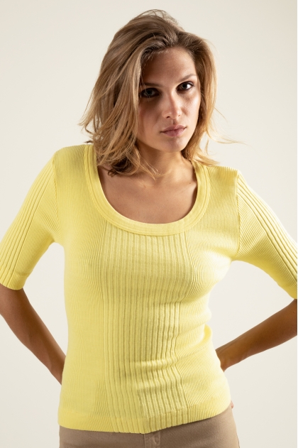 Tee shirt côte Richelieu 100% coton