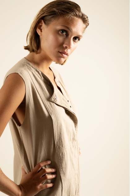 Dress fine slubbed 100% cotton