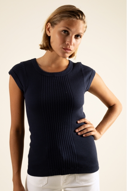 Tee-shirt "loup de mer" maille Richelieu 100% coton