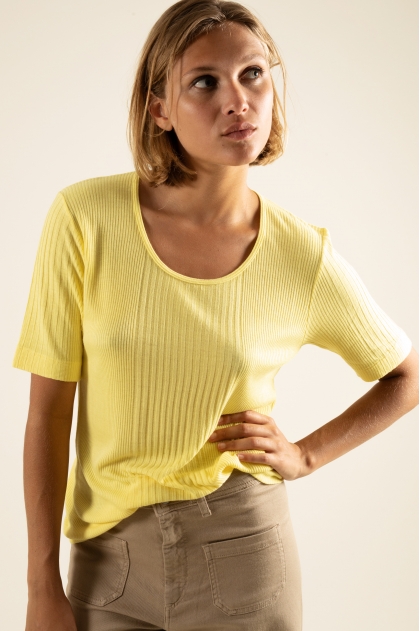 T-shirt 85% viscose 15% silk