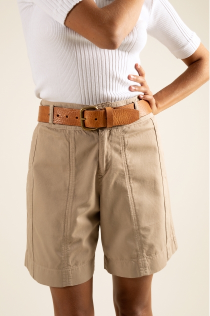 Short sergé used 100% cotton