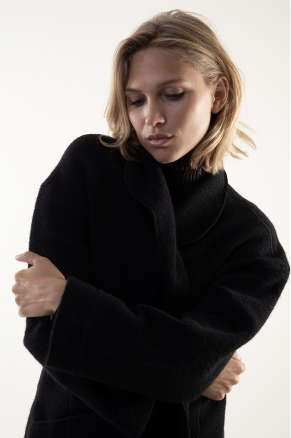 Manteau 64% Laine 36% Coton