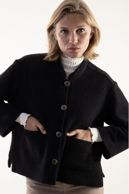 Jacket 64% wool 36% cotton
