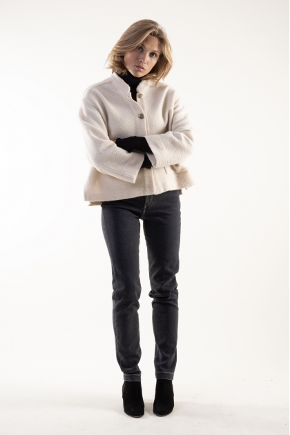 Jacket 64% wool 36% cotton