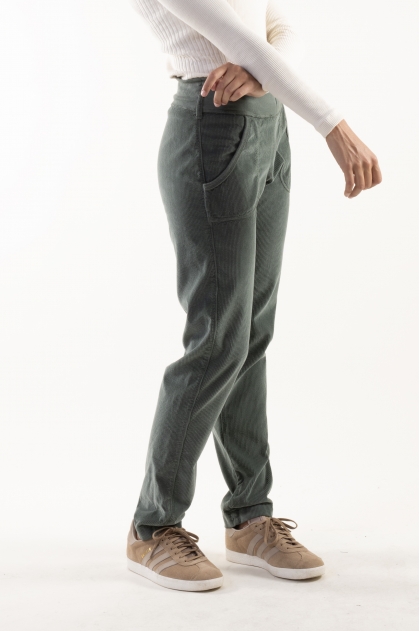 Pantalon jogging en velours