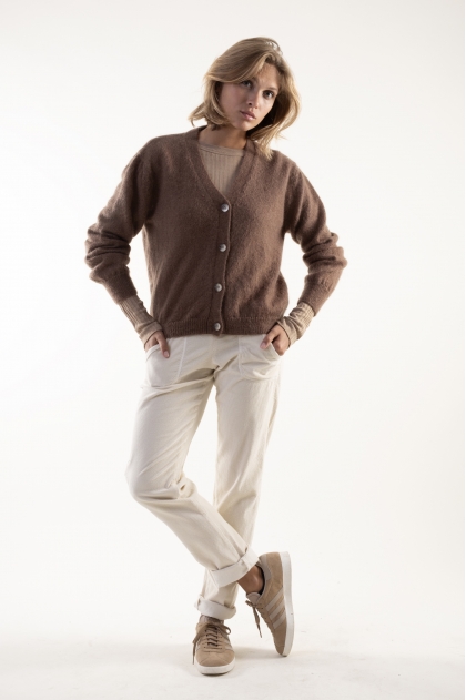 Pantalon jogging en velours
