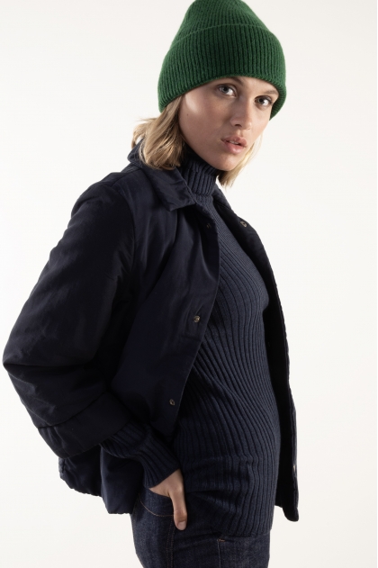 “Nylon” jacket 46% cotton 46% polyamide 8% cashmere