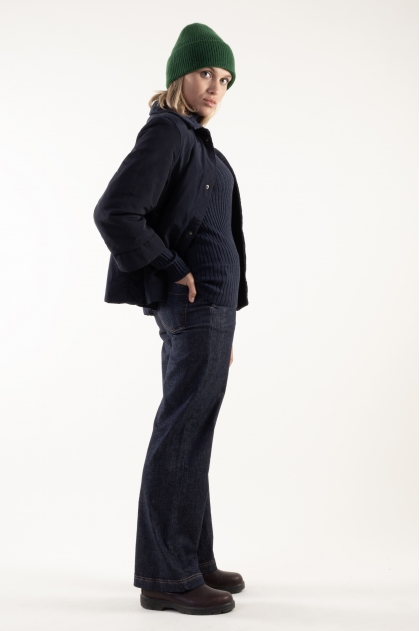 “Nylon” jacket 46% cotton 46% polyamide 8% cashmere