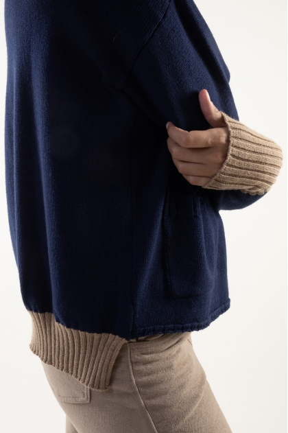 Pull Jersey de laine 100% Laine Extrafine