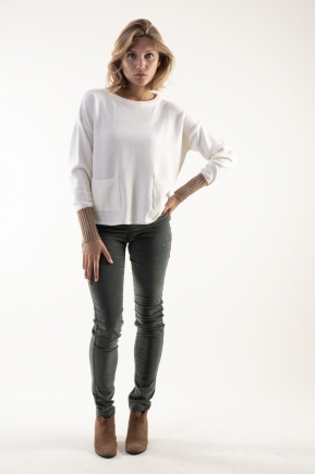 100% Extrafine Wool Jersey Sweater