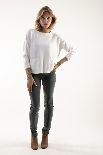 100% Extrafine Wool Jersey Sweater