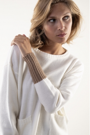 100% Extrafine Wool Jersey Sweater