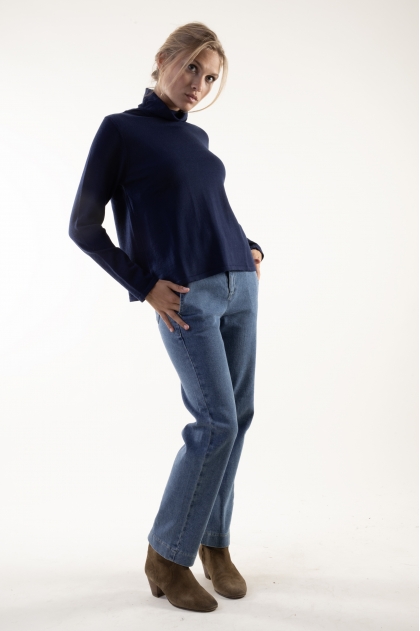 100% Extrafine Wool Jersey Sweater