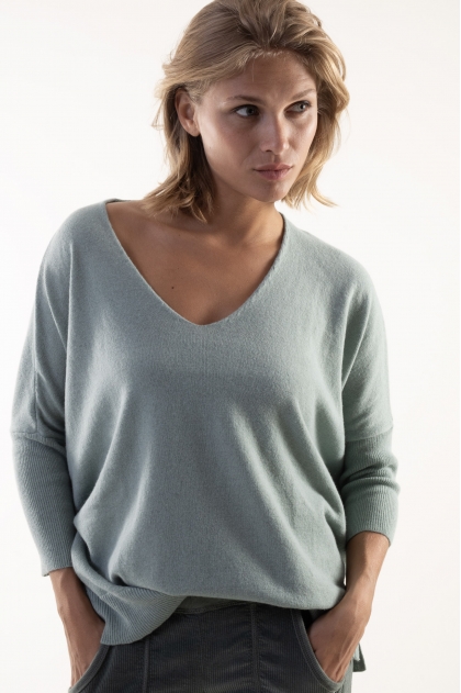 Cashmere Jersey Sweater 30% Wool 35% Polyamide 35% Viscose 5% Cashmere