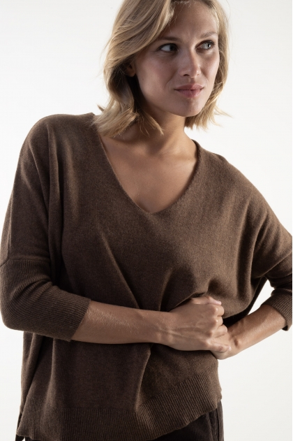 Cashmere Jersey Sweater 30% Wool 35% Polyamide 35% Viscose 5% Cashmere