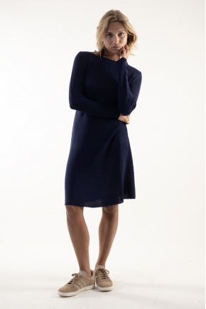 Fine English Rib Dress 50% Merino Wool 50% Acrylic