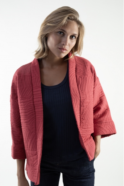 Quilted Kimono 59% Cotton 41% Polyamide