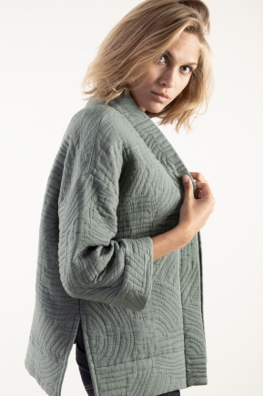 Quilted Kimono 59% Cotton 41% Polyamide
