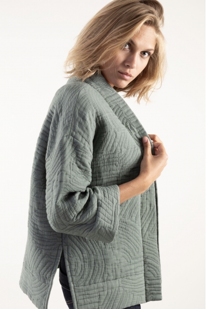 Kimono Matelassé 59% Coton 41% Polyamide