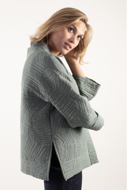 Quilted Kimono 59% Cotton 41% Polyamide