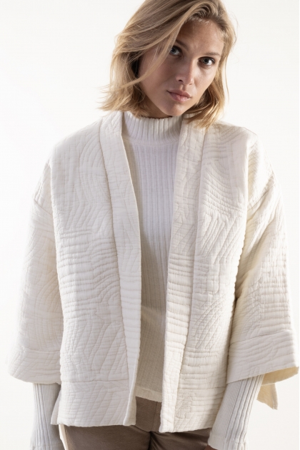 Quilted Kimono 59% Cotton 41% Polyamide
