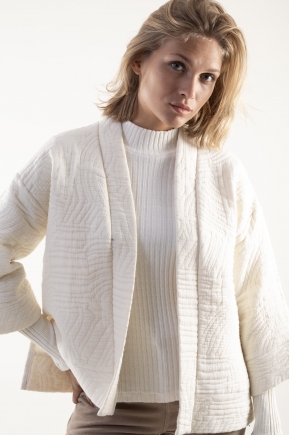 Kimono Matelassé 59% Coton 41% Polyamide