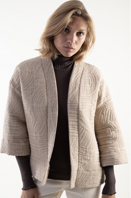 Quilted Kimono 59% Cotton 41% Polyamide