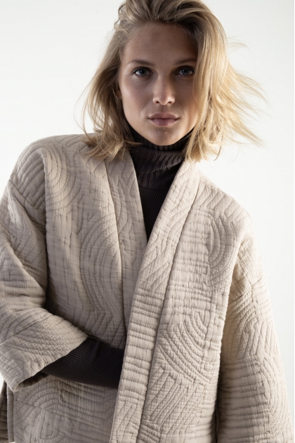Kimono Matelassé 59% Coton 41% Polyamide