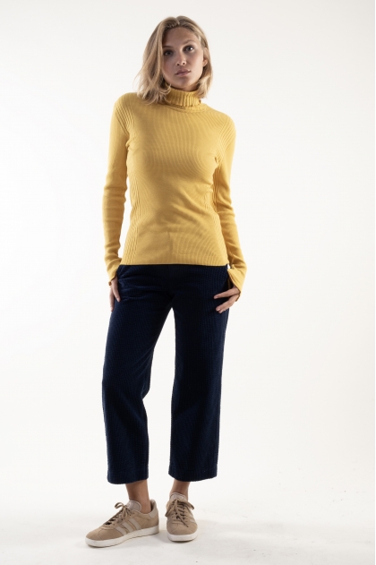 Pantalon court suédine 83% Coton 7% Elastomultiester