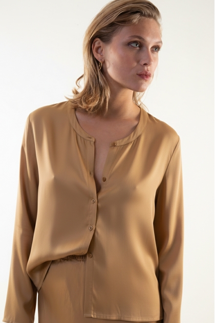 Chemise 70% acétate de cellulose 30% Cupro