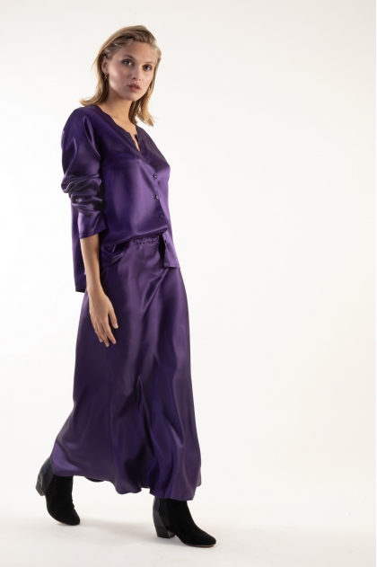 Chemise 70% acétate de cellulose 30% Cupro