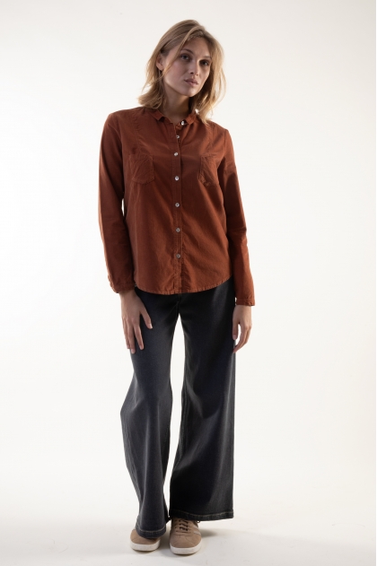 Chemise 100% Coton velours très fines cotes