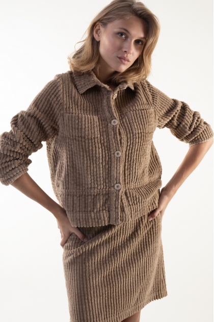 Veste velours grosses côtes 100% Coton