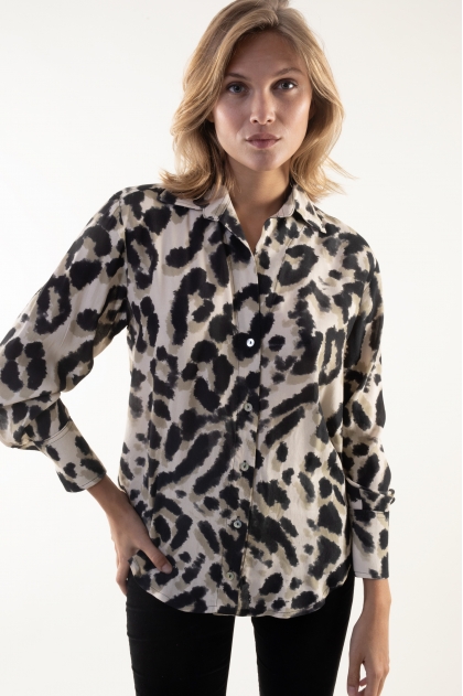 Printed shirt 54% Rayon 46% Viscose