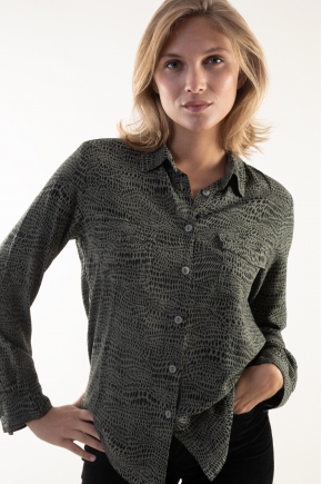 100% Viscose Printed Shirt