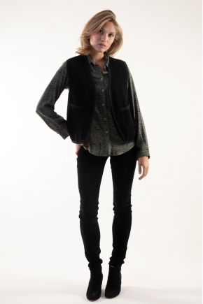 Gilet  fausse fourrure100% Coton