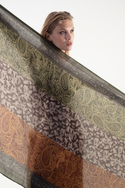 Echarpe 80% viscose 20% laine