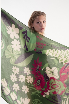 Echarpe 80% viscose 20% laine