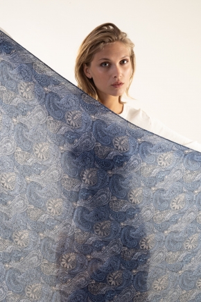 Scarf 80% viscose 20% wool