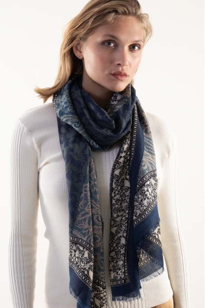 Echarpe 80% viscose 20% laine