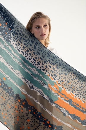 Echarpe 80% viscose 20% laine